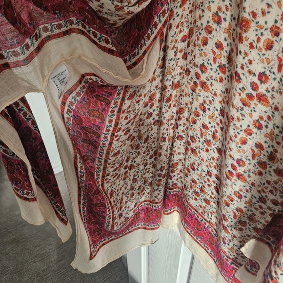 American Eagle Outfitters Red and Cream Swim Coverup - Picture 7 of 7